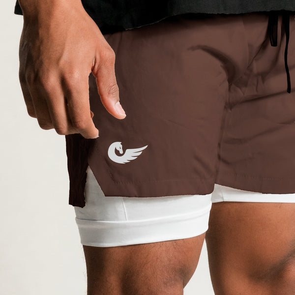 Lightweight Pro 5" Liner Shorts - Earth Brown