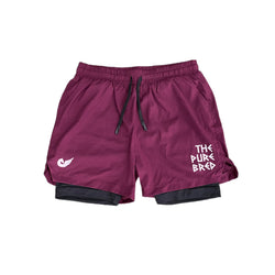 Lightweight Pro 5” Liner Shorts - Wine Red